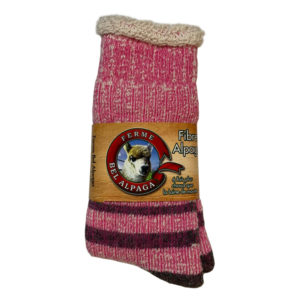 bas thermal alpaga rose