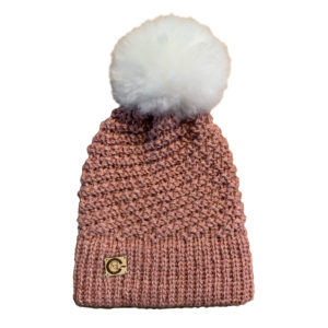 tuque mammy alpaga rose antique