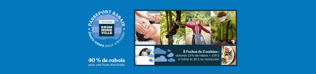 passeport rabais Tourisme Drummond